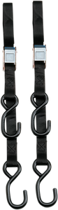 Parts Unlimited - 7' Tie-Down - Black - Heavy Duty - Heavy-Duty 7 Cam Buckle Tie-Downs - TDL102