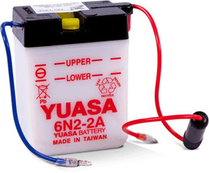 Yuasa - Conventional 6n2-2a 6 Volt Battery - YUAM2620A