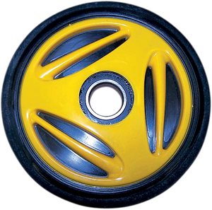 Parts Unlimited - Idler Wheel with Bearing 6205-2RS - Yellow - Group 10 - 165 mm OD x 1" ID - Idler Wheel - R0165G-2 401A
