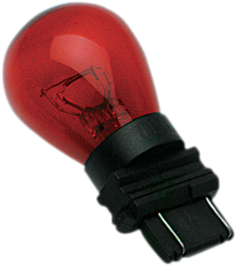 Drag Specialties - Wedge Bulb - Dual-Filament - Red - Wedge Bulb - S8-3157R-BC139