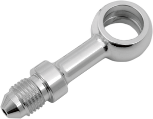 Drag Specialties - Banjo Fitting - 7/16" - Straight - Chrome Steel Banjo Fitting - 152