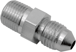Drag Specialties - #3 Male Fitting - 1/8" - Straight - Chrome Steel Brake Line Fitting - 244 Drag Specialties - #3 Male Fitting - 1/8" - Straight - Chrome Steel Brake Line Fitting - 244