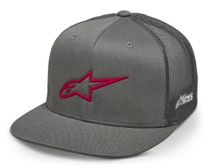 Alpinestars - 3d Ageless Trucker Hat Grey/red - 1214-81723-1135-OS Alpinestars - 3d Ageless Trucker Hat Grey/red - 1214-81723-1135-OS
