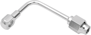 Drag Specialties - Banjo Fitting -  3/8" x 1/8" NPT - 90° - Long - Chrome Steel Banjo Fitting - 302