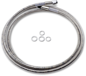 Drag Specialties - Universal Brake Line - Clear - 74" - Universal Brake Line - 874