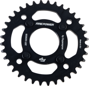 Fire Power - Rear Sprocket Steel 36t Blk - FPS-256-36- BLK