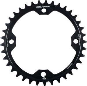 Fire Power - Rear Sprocket Steel 37t Blk - FPS-1857-37-BLK