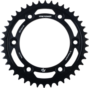 Fire Power - Rear Sprocket Steel 42t Blk - FPS-301-42-BLK