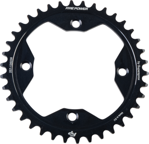 Fire Power - Rear Sprocket Steel 38t Blk - FPS-1350-38-BLK