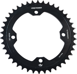 Fire Power - Rear Sprocket Steel 42t Blk - FPS-1857-42-BLK