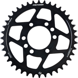 Fire Power - Rear Sprocket Steel 40t Blk - FPS-1826-40-BLK