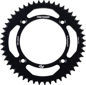 Fire Power - Rear Sprocket Aluminum 49t Blk - FPA-898-49-BLK