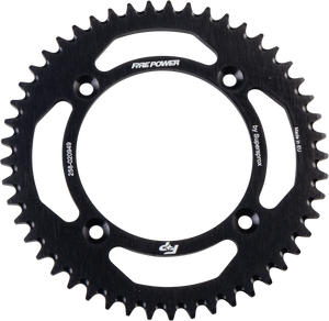 Fire Power - Rear Sprocket Aluminum 49t Blk - FPA-209-49-BLK