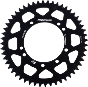Fire Power - Rear Sprocket Aluminum 52t Blk - FPA-457-52-BLK