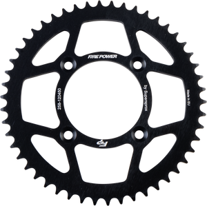 Fire Power - Rear Sprocket Aluminum 50t Blk - FPA-1204-50-BLK