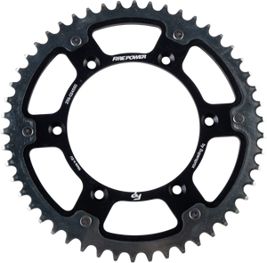 Fire Power - Rear Sprocket Hybrid 50t Blk/sil - FPH-245-50-BLK