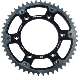 Fire Power - Rear Sprocket Hybrid 50t Blk/sil - FPH-8000-50-BLK