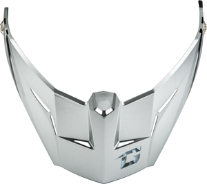 Gmax - Md-74 Visor W/screws Striker Silver/blue Metallic - G074153