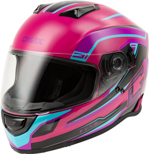 Gmax - Ff-18 Drift Helmet Pink/blue/black Xs - F11811393