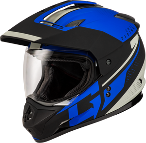 Gmax - Gm-11 Decima Helmet Matte Black/blue Xs - A1116113 Gmax - Gm-11 Decima Helmet Matte Black/blue Xs - A1116113