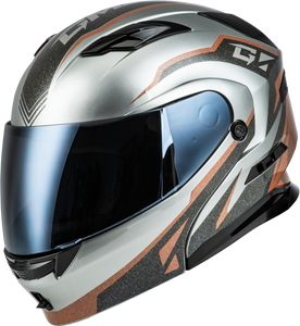 Gmax - Md-01 Volta Helmet Grey/black/copper Metallic Lg - M101381276