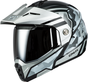 Gmax - Md-74 Striker Modular Helmet W Slvr Shield Slvr/blu Mtlc Lg - M17411076