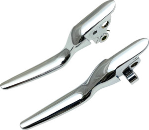 Harddrive - Lsr Lever Set Chrome Flt `21-up Cbl Clutch - 53842