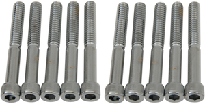 Drag Specialties - Bolts - Socket-Head - Knurled - 1/4-20 x 2" - Socket-Head Bolts - MPB185