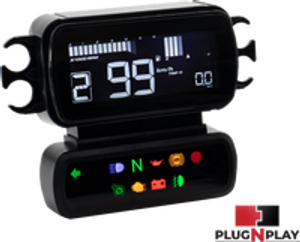 Koso - D2 Hud Gauge `04-13 Fxd Xl Fxst - BA080010 Koso - D2 Hud Gauge `04-13 Fxd Xl Fxst - BA080010
