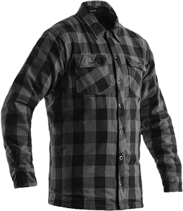 Rst - Kevlar Lumberjack Ce Shirt Grey Check Textile Xs - 102115GRY2-38
