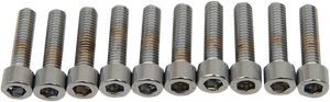 Drag Specialties - Bolts - Socket-Head - Knurled - 10-32 x 1/2" - #8 & #10 Fine and Coarse Bolts - MPB200