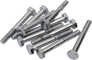 Drag Specialties - Bolts - Hex-Head - Chrome - 1/4"-20 x 1-3/4" - Replacement Hex-Head Bolts - MPB119