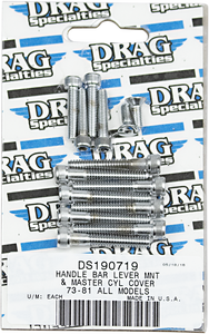 Drag Specialties - Bolt Set - Socket-Head - Handlebar Lever + Cylinder - Socket-Head Bolt Set - MK138
