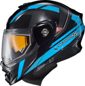 Scorpion Exo - Exo-at960 Cold Weather Helmet Hicks Light Blue Sm (electric) - 96-1183-EC