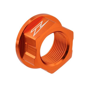 Zeta - Axle Nut  M22x30-p1.5 H17 Orange - ZE93-8083 Zeta - Axle Nut  M22x30-p1.5 H17 Orange - ZE93-8083
