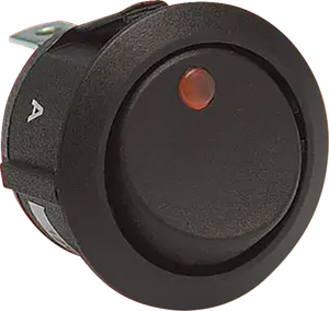 Show Chrome - Switch Amber Illuminated Round - 16-28 Show Chrome - Switch Amber Illuminated Round - 16-28