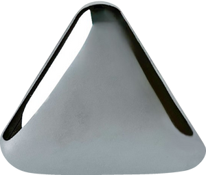 Custom Dynamics - Cover Chrome For 3-hole Rear Fender - CD-ELIM-TRI-C