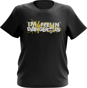 Deegan Apparel - Tee Youth Shocking Black Yellow Sm - DBTSS3007BLYS