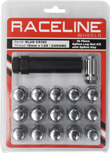 Raceline Wheels - 16pk 12x1.25 Spline Cr Cs Pack - RLUG-CS19C Raceline Wheels - 16pk 12x1.25 Spline Cr Cs Pack - RLUG-CS19C