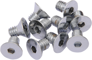 Drag Specialties - 5/16X18X1/2 Chrome Flat Head - Countersunk Socket-Head Bolts - MPB576 Drag Specialties - 5/16X18X1/2 Chrome Flat Head - Countersunk Socket-Head Bolts - MPB576