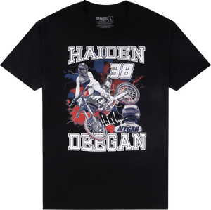 Deegan Apparel - Tee 38 Black 2x - DMTSS3024BLK2XL
