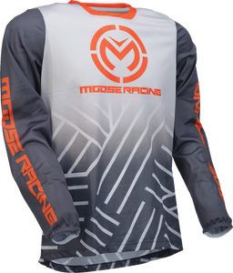 Moose Racing - Jersey Sahara Gray/orange Lg - 29107938