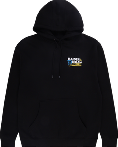 Deegan Apparel - Hoodie Caution Black Lg - DMTFP3010BLKL