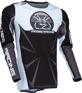 Moose Racing - Jersey Agroid Bk/wh Xl - 2910-7908
