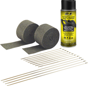 Dei - Wrap Kit Exhaust Black/black - 901330 Dei - Wrap Kit Exhaust Black/black - 901330