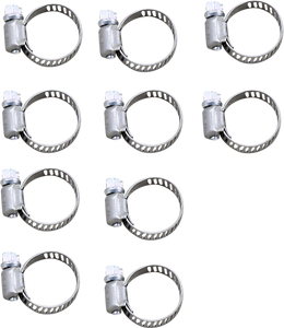 Drag Specialties - Fuel Line Mini Clamp - Stainless Steel - Stainless Steel Mini-Clamps - 2152