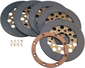 Drag Specialties - Clutch Plate Kit - Wet or Dry Friction Plate Set - 17-0010A-BOX