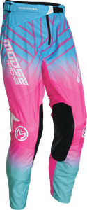 Moose Racing - Pants Sahara Pink/blue/white 28 - 2901-11468