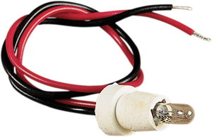 Drag Specialties - Replacement Rubber Socket/Bulb for Mini Speedos and Tachs - Replacement Components for Mini Speedos and Tachs  Bulb Assembly - 21-6800-BC101