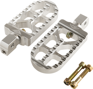Joker Machine - Footpegs Passenger Long Serrated Scout Silver - 08-56-8